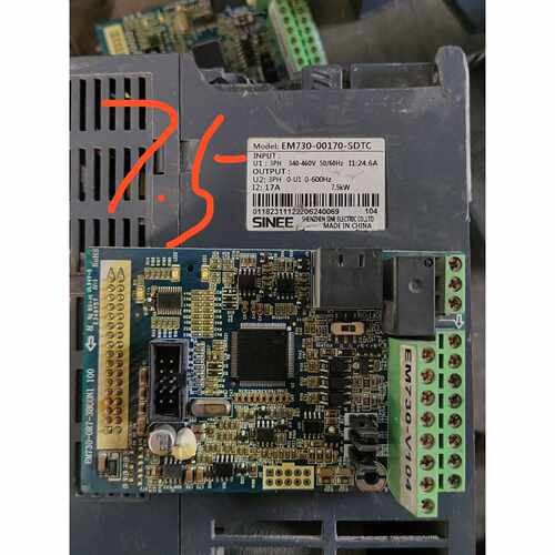 询价正弦EM730系列变频器主板7.5KW一张1502.2K