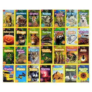 美国国家地理英文版 分级阅读1阶段 National Geographic Level1 英文原版绘本幼儿童科普百科系列英语早教认知启蒙读物 低幼科普