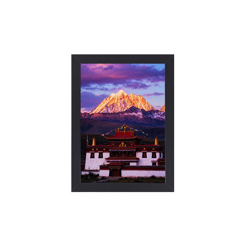 西藏风景布达拉宫雪山相框挂墙