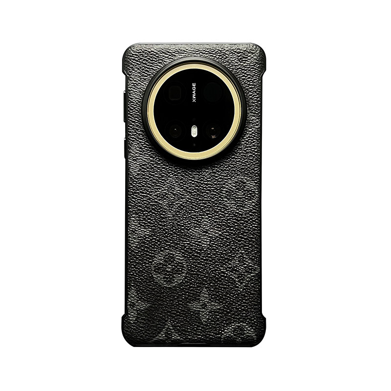 适用华为Mate70pro+真皮手机壳mate70半包无边框保护套新款80promax头层牛皮皮壳带支架无线充磁吸潮流防