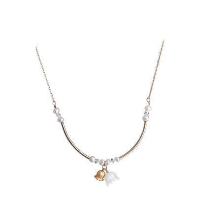 夏日微风铃兰珍珠手链项链