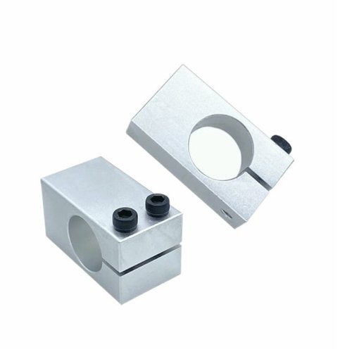 光轴支柱固定座KQMU10 12 16 20 25 30带螺纹平行传感器铝合金