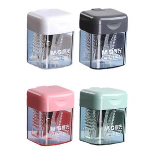 晨光儿童卷笔刀迷你削笔刀小学生专用转笔刀铅笔削笔器幼儿园迷你手动刨笔机三角铅笔刀削笔器旋笔刀手动便捷