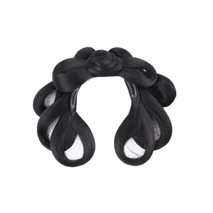 儿童汉服假发一体式古风盘发发髻全套头饰女造型古装表演垫发发包