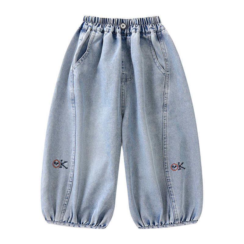 舒适薄款九分牛仔裤夏季新品