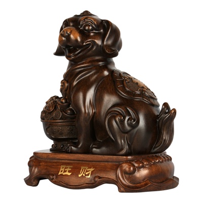 旺财狗摆件招客厅前台装饰吉祥物