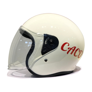 LYL头盔电动车男女四季通用摩托3C保暖防风便携式复古可乐安全帽