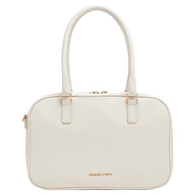 [新年礼物]CHARLES&KEITH女包CK2-30271398宽肩带波士顿包斜挎包