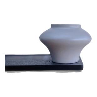 新中式禅意陶瓷花盆高档盆景艺术创意花器桌面装饰流泉枫绿植盆