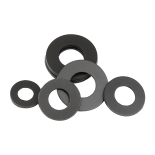 石墨尼龙垫片绝缘耐磨平垫圆形硬塑料超薄自润滑垫圈M2M3M4M5M6M8