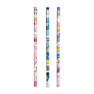 HB铅笔小学生无毒学生专用考试涂卡笔儿童HB卡通原木铅笔学习一年级二年级用幼儿园用画画素描文具不易断粉色