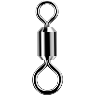 不锈钢合金竞技子母八字环连接器强拉力高转速钓鱼小配件8子环