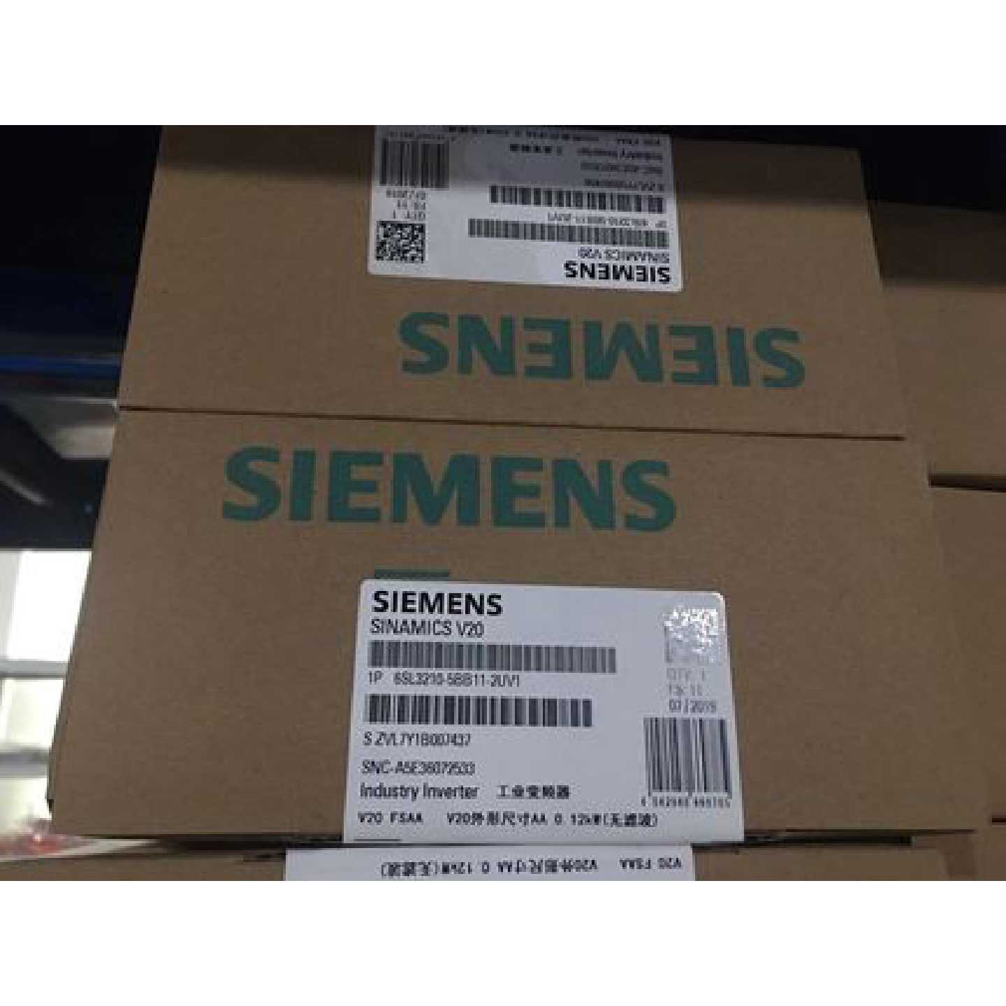 议价原装6SL3210-5BB11-2UV1西门子V20变频器220V 0.12KW无内置滤