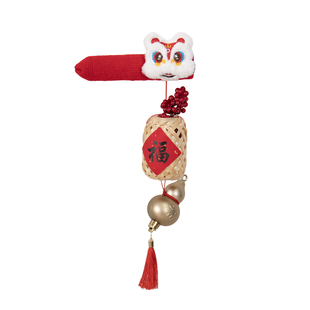 门把手保护套新年装饰挂件通用可爱防撞垫保暖防冻手把套不防静电