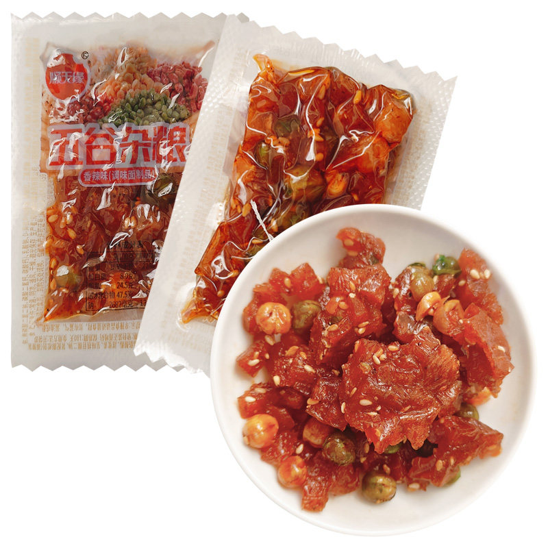 顺天缘五谷杂粮袋装辣条怀旧零食