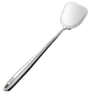 加厚不锈钢锅铲家用厨房手柄厨具炒铲套装全钢柄长柄加长防烫铲子