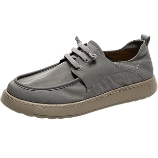 千百度男鞋厚底复古轻便正装皮鞋新款男士休闲商务皮鞋气质百搭