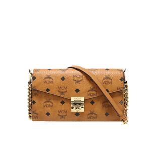 【自营】MCM女士新款中号信封包Millie Visetos斜挎包单肩链条包