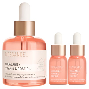 【AYUKO专享】BIOSSANCE8234角鲨烷VC玫瑰精华油粉晶油提亮