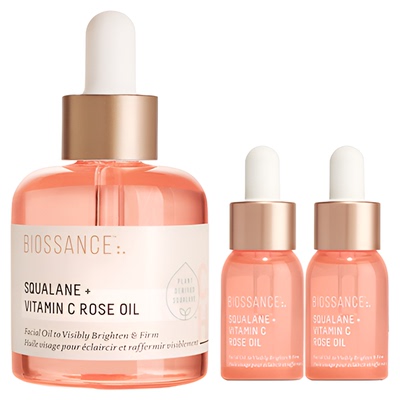 【AYUKO专享】BIOSSANCE8234角鲨烷VC玫瑰精华油粉晶油提亮