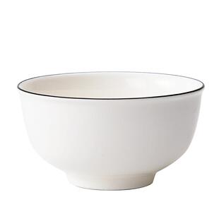 岚汀陶瓷碗套装北欧风简约家用碗盘碟餐具套装米饭碗粥碗大号面碗