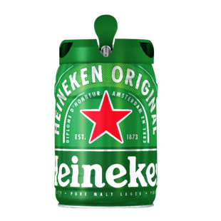 荷兰原装进口喜力啤酒铁金刚桶装5L扎啤鲜啤精酿啤酒临期heineken