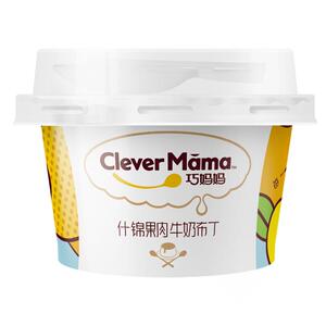 巧妈妈果肉牛奶布丁休闲零食网红