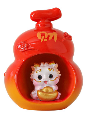 貔貅葫芦招财摆件办公室工位桌面装饰品解压情绪稳定神器治愈礼物