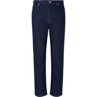 【折扣】Maison Kitsuné男士直筒刺绣牛仔裤