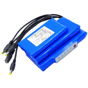 锂电池组7.4v聚合物8.4-9v可充电户外音响扩音器超大容量20000mAh