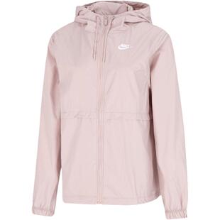Nike耐克粉色外套女款2026夏季新款速干夹克梭织运动服连帽上衣