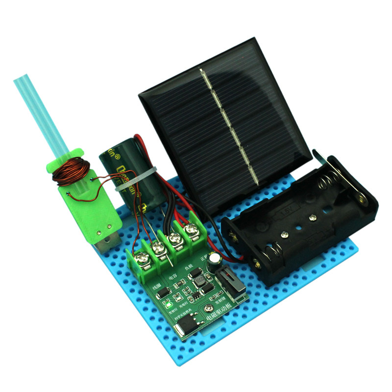 太阳能电磁炮科学实验器材DIY