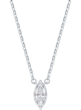 周六福S925银项链女小众