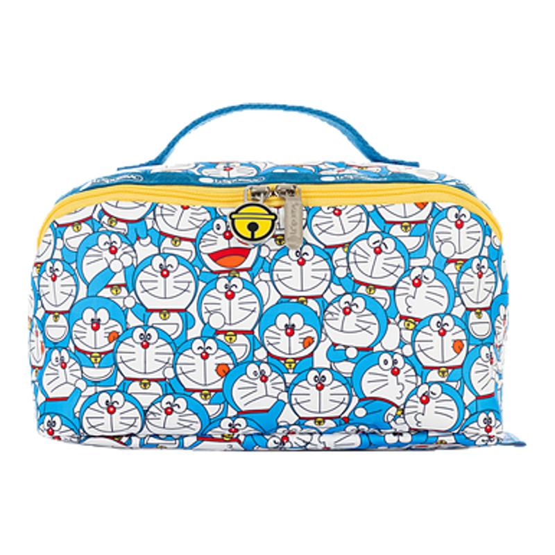张南同款LeSportsac乐播诗携手哆啦A梦限定设计系列大容量化妆包