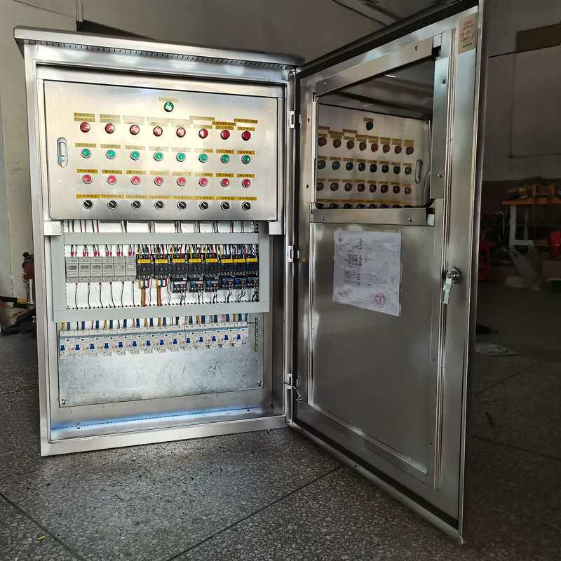 304不锈钢室外防雨路灯配电箱市政电表箱时控景观电气柜配电柜