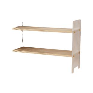 桌面置物架书桌办公室工位书架亚克力透明桌上小型多层书本收纳架