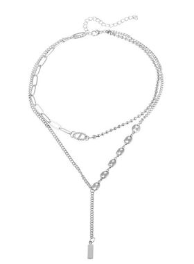 轻奢小众流苏链条锁骨链女嘻哈