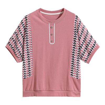 新款短袖T恤女夏季宽松妈妈装