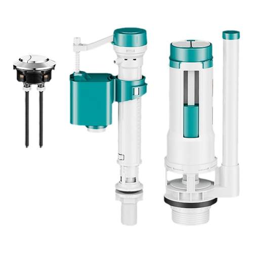 卫生间蹲便器马桶水箱配件蹲坑厕所抽水器壁挂式进水阀排水阀通用