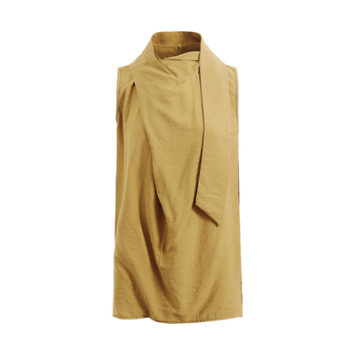 NONRESTRAIN宽松通勤无袖衬衣衫