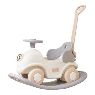 曼龙摇摇马溜溜车二合一木马儿童摇摇车宝宝婴儿玩具周岁礼物摇马