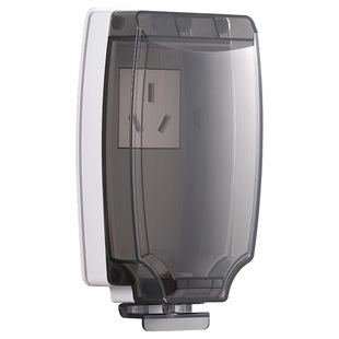 86型暗装防水插座防潮密封防水罩开关保护盒浴室卫生间一体电源盒