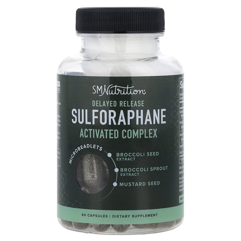 SMNutrition活化萝卜硫素复合物胶囊促吸收抵御氧化守护细胞健康
