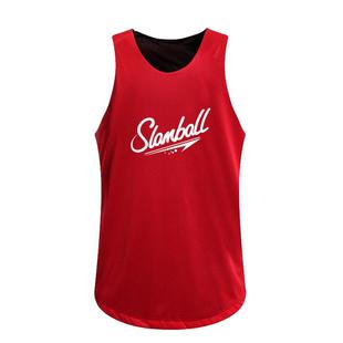 双面穿篮球背心美式训练服男比赛球衣定制速干大码宽松无袖健身服