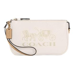 Coach蔻驰nolita19马车印花皮革手拿手挽包麻将腋下女包国内现货