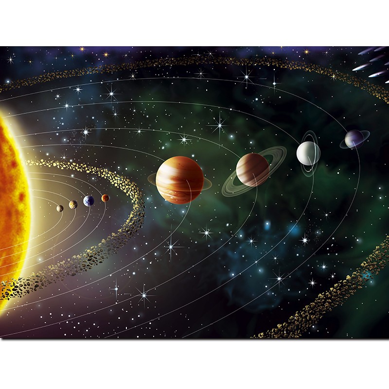 宇宙是挂画欧零奥秘太阳系星图