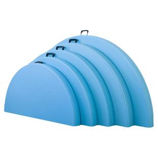 折叠圆桌家用简易大圆桌面8人户外简约餐桌椅可折叠餐桌子饭桌