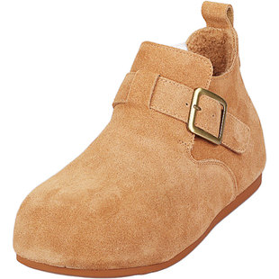 加大码女鞋41一43爆款棉鞋2025冬季新款脚宽胖肥舒适加绒休闲鞋女