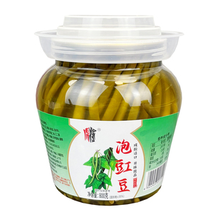 虎将泡豇豆800g罐装酸豇豆豆角开味下饭小菜即食眉山泡菜豇豆咸菜