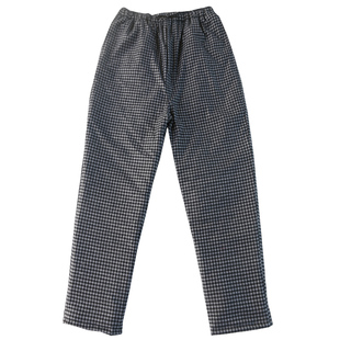 绗棉冬季三层加厚夹棉裤男宽松高腰全棉有门襟口袋中老年家居裤